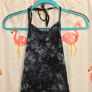Navy Tie Dye Halter